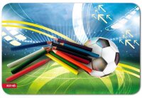 ROTH Schreibtischunterlage Fußball bunt Kunstleder...