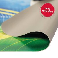ROTH Schreibtischunterlage Fußball bunt Kunstleder 59,0 x 39,0 cm, 1 St.