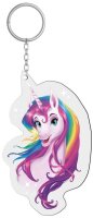 ROTH Reflektor-Anhänger Einhornportrait rosa