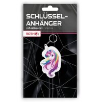 ROTH Reflektor-Anhänger Einhornportrait rosa