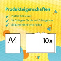 ROTH Zeugnismappe DIN A4, 10 Hüllen Fredo & Fitzi, 1 St.