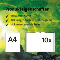 ROTH Zeugnismappe DIN A4, 10 Hüllen Robo-Rex, 1 St.