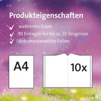 ROTH Zeugnismappe DIN A4, 10 Hüllen Pegasus, 1 St.