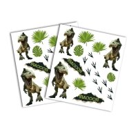 ROTH Klebetattoo Tyrannosaurus verschiedene Motive, 32 Etiketten