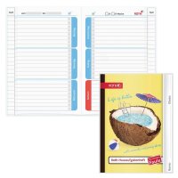 ROTH Hausaufgabenheft Coconut Pool für clevere Faule...