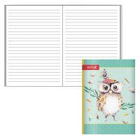 ROTH Schulheft Eule Lieselotte Lineatur 51 liniert DIN A6...