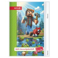 ROTH Hausaufgabenheft Block Game für clevere Faule...