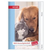 ROTH Hausaufgabenheft Hund und Katze für clevere...