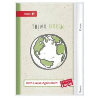 ROTH Hausaufgabenheft Think Green für clevere Faule...
