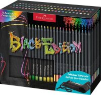 FABER-CASTELL Black Edition Buntstifte farbsortiert, 72 St.