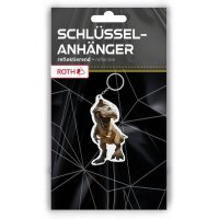 ROTH Reflektor-Anhänger Tyrannosaurus braun