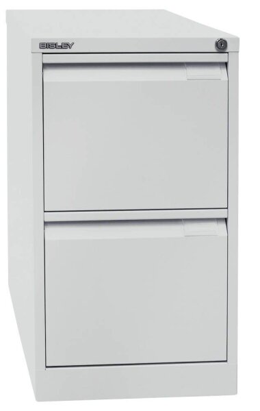 BISLEY Hängeregistraturschrank lichtgrau 2 Schubladen 41,3 x 62,2 x 71,1 cm, 1 St.