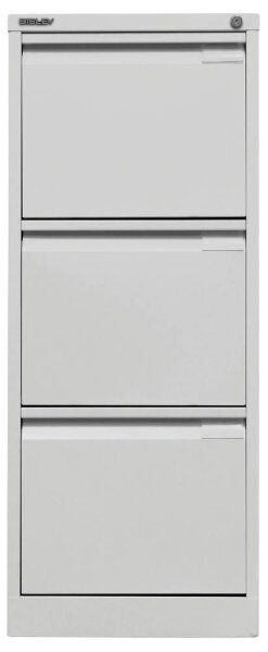 BISLEY Hängeregistraturschrank lichtgrau 3 Schubladen 41,3 x 62,2 x 101,6 cm, 1 St.