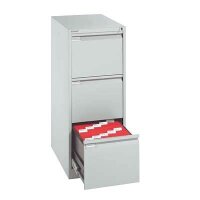 BISLEY Hängeregistraturschrank lichtgrau 3 Schubladen 41,3 x 62,2 x 101,6 cm, 1 St.