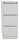 BISLEY Hängeregistraturschrank lichtgrau 3 Schubladen 41,3 x 62,2 x 101,6 cm, 1 St.