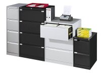 BISLEY Hängeregistraturschrank lichtgrau 3 Schubladen 80,0 x 62,2 x 101,6 cm, 1 St.