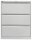 BISLEY Hängeregistraturschrank lichtgrau 3 Schubladen 80,0 x 62,2 x 101,6 cm, 1 St.