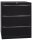 BISLEY Hängeregistraturschrank schwarz 3 Schubladen 80,0 x 62,2 x 101,6 cm, 1 St.