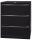 BISLEY Hängeregistraturschrank schwarz 3 Schubladen 80,0 x 62,2 x 101,6 cm, 1 St.
