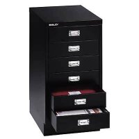 BISLEY MultiDrawer™ L296S Schubladenschrank schwarz...