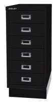 BISLEY MultiDrawer™ L296S Schubladenschrank schwarz 6 Schubladen 27,8 x 38,0 x 67,0 cm, 1 St.