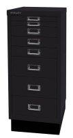 BISLEY MultiDrawer™ L298S Schubladenschrank schwarz 8 Schubladen 27,8 x 38,0 x 67,0 cm, 1 St.