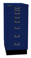 BISLEY MultiDrawer™ L298S Schubladenschrank oxfordblau 8 Schubladen 27,8 x 38,0 x 67,0 cm, 1 St.