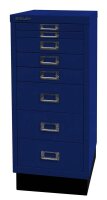 BISLEY MultiDrawer™ L298S Schubladenschrank oxfordblau 8 Schubladen 27,8 x 38,0 x 67,0 cm, 1 St.