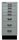 BISLEY MultiDrawer™ L298S Schubladenschrank silber 8 Schubladen 27,8 x 38,0 x 67,0 cm, 1 St.
