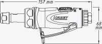 HAZET 9032N-1 Druckluft-Geradschleifer 224 W