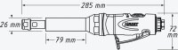 HAZET 9032LG-1 Druckluft-Geradschleifer 360 W