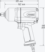 HAZET 9012EL-SPC Twin Turbo Druckluft-Schlagschrauber