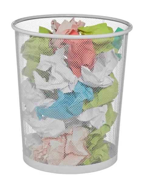 Zeller Papierkorb 23,0 l weiß, 1 St.