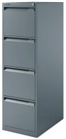 BISLEY Hängeregistraturschrank anthrazit 4 Schubladen 41,3 x 62,2 x 132,1 cm, 1 St.