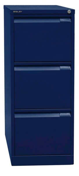 BISLEY Hängeregistraturschrank oxfordblau 3 Schubladen 41,3 x 62,2 x 101,6 cm, 1 St.