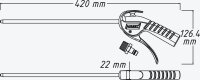 HAZET 9040P-2 Saug-/Blas-Druckluftpistole umschaltbar 16 bar