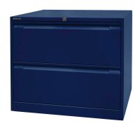 BISLEY DF3 Hängeregistraturschrank oxfordblau 2 Schubladen 80,0 x 62,2 x 71,1 cm, 1 St.