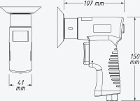 HAZET 9033N-5 Druckluft-Exzenterschleifer-Set 238 W