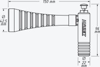 HAZET 9040T-1 Saug-/Blas-Druckluftpistole umschaltbar 12 bar