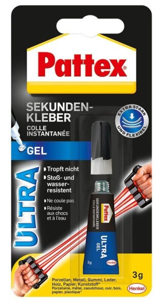 Pattex Ultra Gel Sekundenkleber 3,0 g, 1 St.