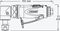 HAZET 9032N-5 Druckluft-Geradschleifer 224 W