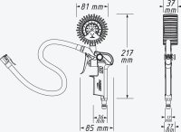 HAZET 9041-1 Reifenfüller 12 bar  ( 9041-1 )