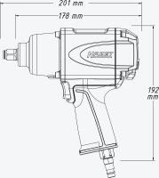 HAZET 9012SPC Druckluft-Schlagschrauber