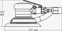 HAZET 9033-2 Druckluft-Exzenterschleifer 375 W