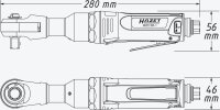 HAZET 9022SR-1 Druckluft-Ratschenschrauber