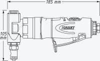 HAZET 9036N-1 Druckluft-Blechknabber 370 W