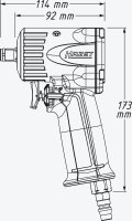 HAZET 9012M Druckluft-Schlagschrauber