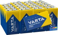 VARTA Batterie INDUSTRIAL Alkali-Mangan E-Block 9,0 V, 20...
