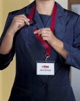 DURABLE Lanyards 813703, Textilband, rot, 10 St.
