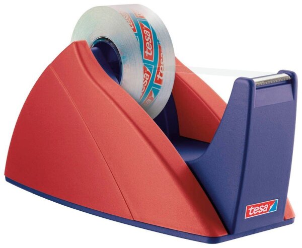 tesa Tischabroller Easy Cut® rot/blau